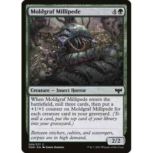 Innistrad: Crimson Vow - 209 - Moldgraf Millipede - Common - G - Non-foil
