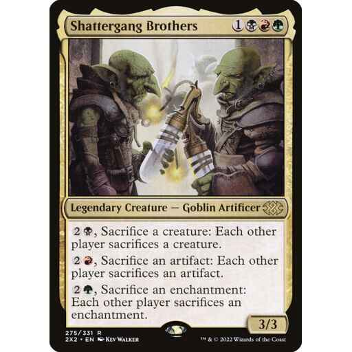 Double Masters 2022 - 275 - Shattergang Brothers - Rare - Multi - Non-foil