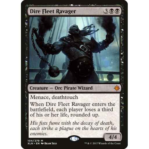 Ixalan - 104 - Dire Fleet Ravager - Mythic - B - Non-foil