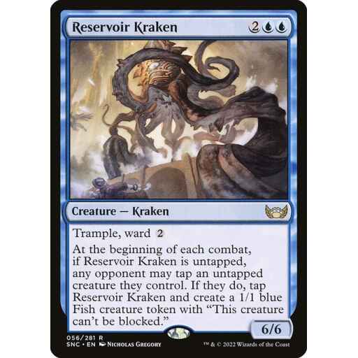 Streets of New Capenna - 56 - Reservoir Kraken - Rare - U - Non-foil