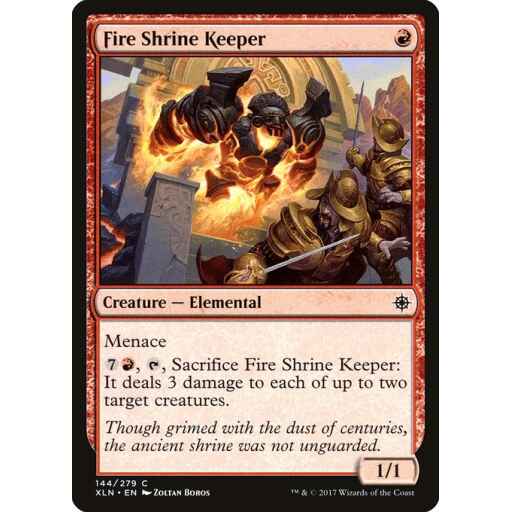 Ixalan - 144 - Fire Shrine Keeper - Common - R - Non-foil