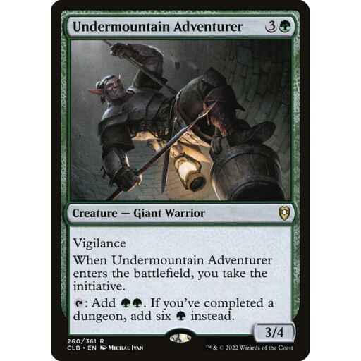 Commander Legends: Battle for Baldur's Gate - 260 - Undermountain Adventurer - Rare - G - Non-foil