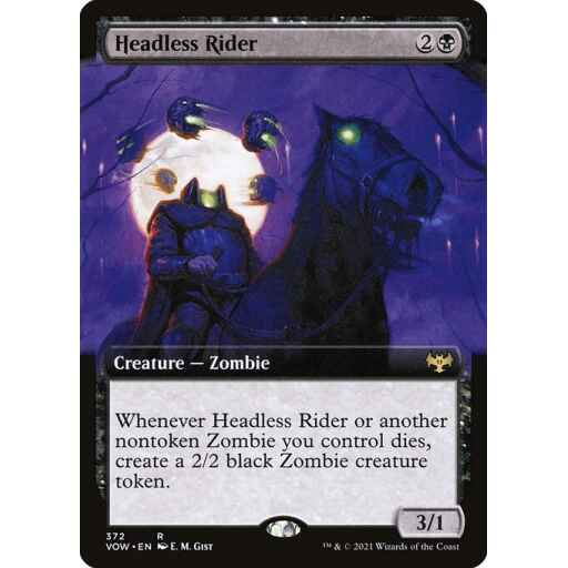 Innistrad: Crimson Vow - 372 - Headless Rider - Rare - B - Non-foil