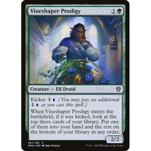 Dominaria United - 187 - Vineshaper Prodigy - Common - G - Non-foil