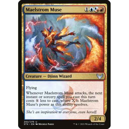 Strixhaven: School of Mages - 202 - Maelstrom Muse - Uncommon - UR - Non-foil