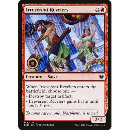 Theros Beyond Death - 143 - Irreverent Revelers - Common - R - Non-foil