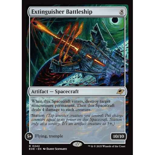 Edge of Eternities - 242 - Extinguisher Battleship - Rare - C - Non-foil