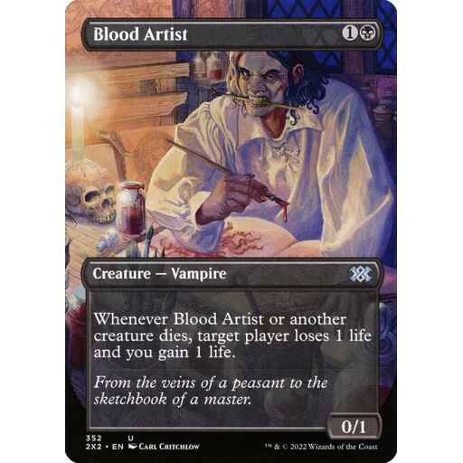 Double Masters 2022 - 352 - Blood Artist - Uncommon - B - Non-foil
