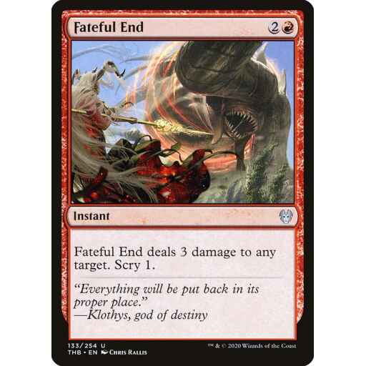 Theros Beyond Death - 133 - Fateful End - Uncommon - R - Non-foil