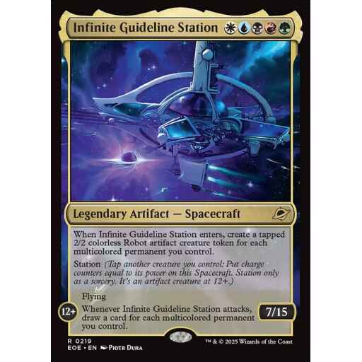Edge of Eternities - 219 - Infinite Guideline Station - Rare - Multi - Non-foil