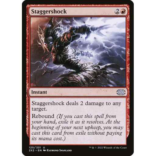 Double Masters 2022 - 125 - Staggershock - Uncommon - R - Foil