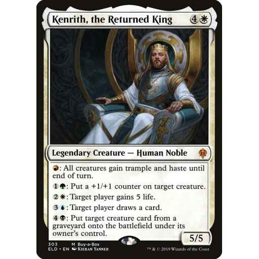Throne of Eldraine - 303 - Kenrith, the Returned King - Mythic - W - Non-foil