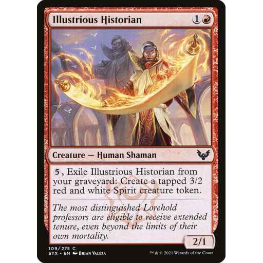 Strixhaven: School of Mages - 109 - Illustrious Historian - Common - R - Non-foil