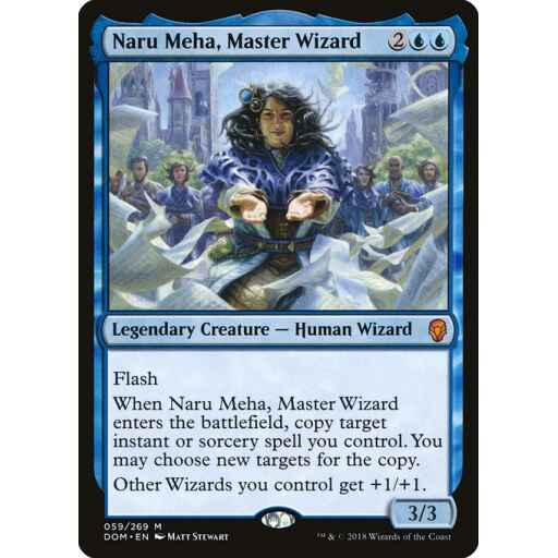 Dominaria - 59 - Naru Meha, Master Wizard - Mythic - U - Non-foil