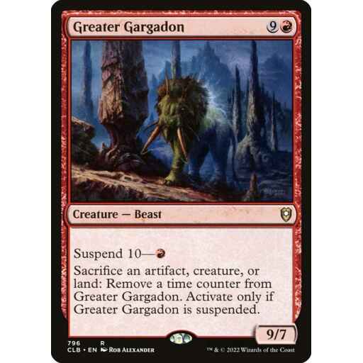 Commander Legends: Battle for Baldur's Gate - 796 - Greater Gargadon - Rare - R - Non-foil