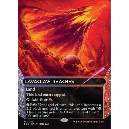 Edge of Eternities: Stellar Sights - 22 - Lavaclaw Reaches - Rare - C - Non-foil