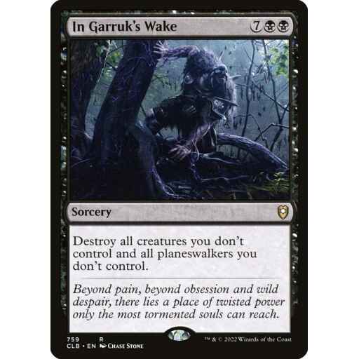 Commander Legends: Battle for Baldur's Gate - 759 - In Garruk's Wake - Rare - B - Non-foil