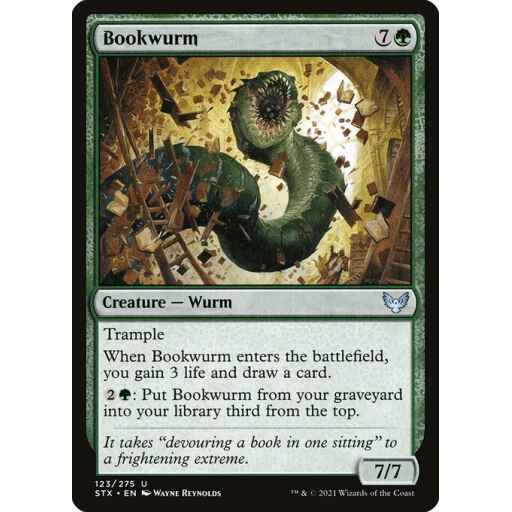 Strixhaven: School of Mages - 123 - Bookwurm - Uncommon - G - Non-foil