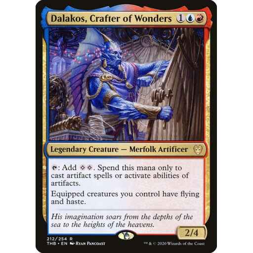 Theros Beyond Death - 212 - Dalakos, Crafter of Wonders - Rare - UR - Non-foil