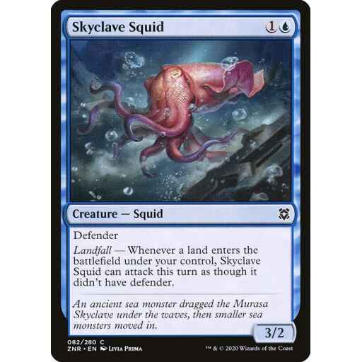Zendikar Rising - 82 - Skyclave Squid - Common - U - Non-foil