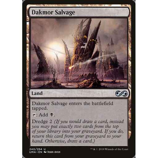 Ultimate Masters - 240 - Dakmor Salvage - Uncommon - C - Non-foil