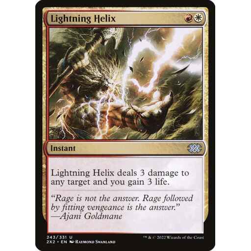Double Masters 2022 - 243 - Lightning Helix - Uncommon - WR - Foil
