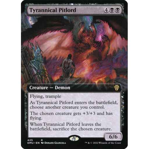 Dominaria United - 425 - Tyrannical Pitlord - Rare - B - Non-foil