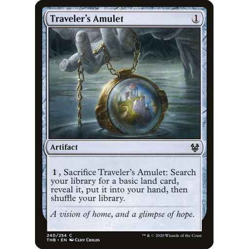 Theros Beyond Death - 240 - Traveler's Amulet - Common - C - Non-foil