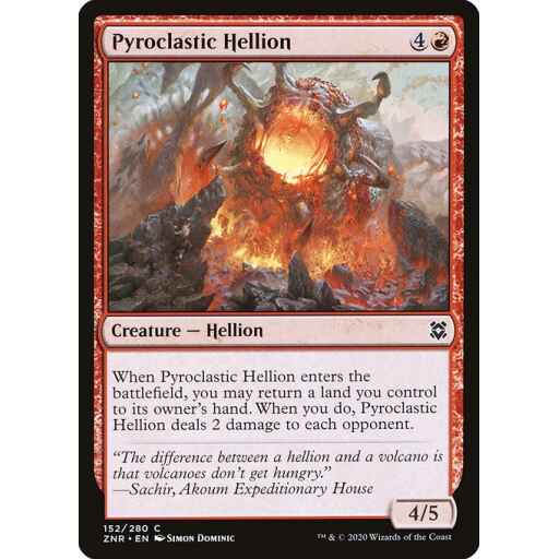 Zendikar Rising - 152 - Pyroclastic Hellion - Common - R - Non-foil