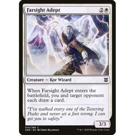 Zendikar Rising - 14 - Farsight Adept - Common - W - Non-foil