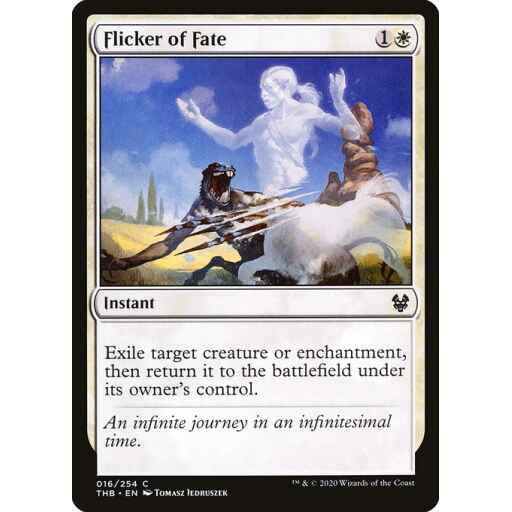 Theros Beyond Death - 16 - Flicker of Fate - Common - W - Non-foil