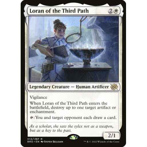 The Brothers' War - 12 - Loran of the Third Path - Rare - W - Non-foil