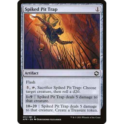 Adventures in the Forgotten Realms - 251 - Spiked Pit Trap - Common - C - Non-foil