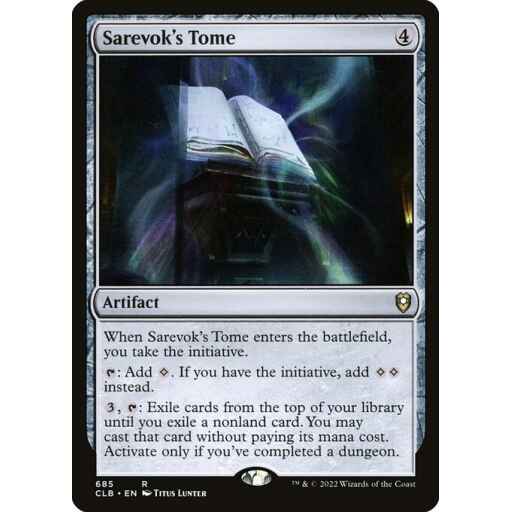 Commander Legends: Battle for Baldur's Gate - 685 - Sarevok's Tome - Rare - C - Non-foil
