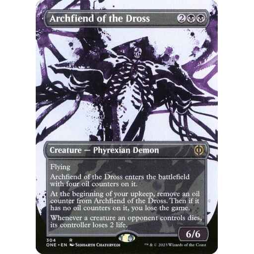 Phyrexia: All Will Be One - 304 - Archfiend of the Dross - Rare - B - Non-foil