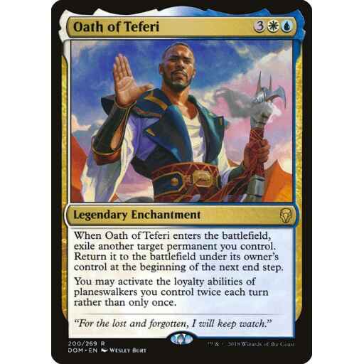 Dominaria - 200 - Oath of Teferi - Rare - WU - Non-foil