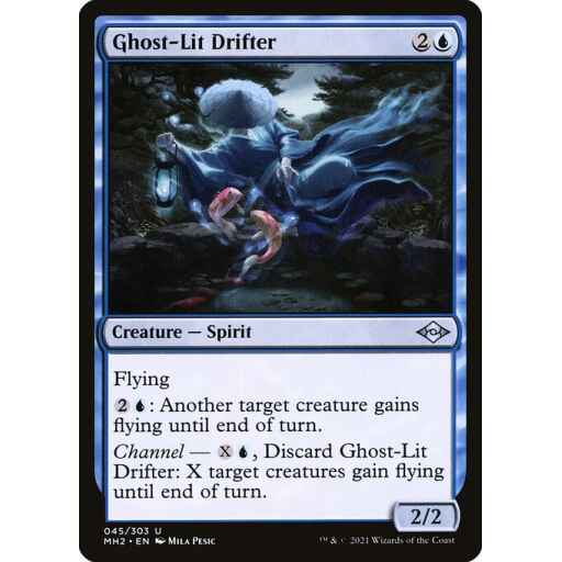 Modern Horizons 2 - 45 - Ghost-Lit Drifter - Uncommon - U - Non-foil
