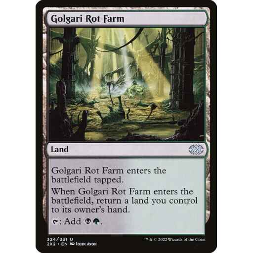 Double Masters 2022 - 324 - Golgari Rot Farm - Uncommon - C - Non-foil