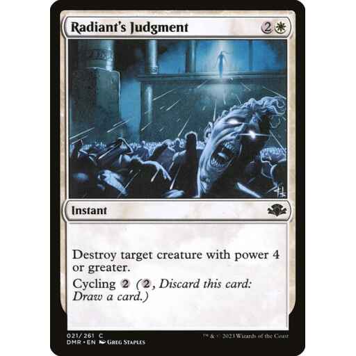 Dominaria Remastered - 21 - Radiant's Judgment - Common - W - Non-foil