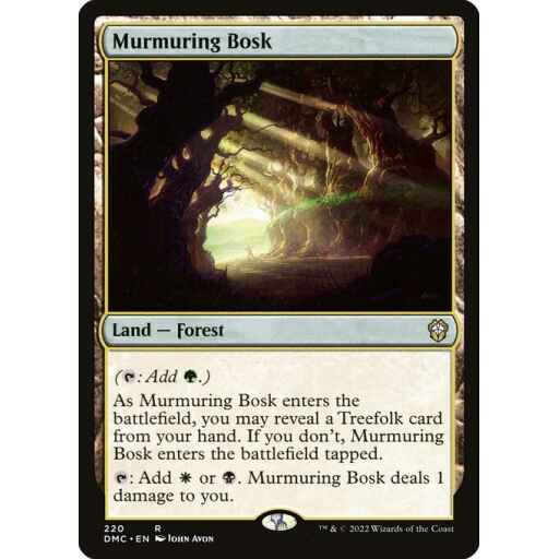 Dominaria United Commander - 220 - Murmuring Bosk - Rare - C - Non-foil