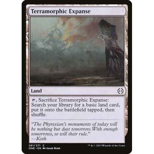 Phyrexia: All Will Be One - 261 - Terramorphic Expanse - Common - C - Non-foil
