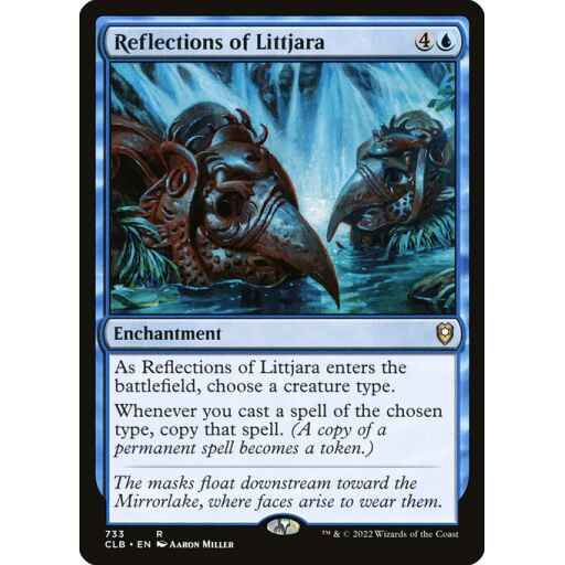 Commander Legends: Battle for Baldur's Gate - 733 - Reflections of Littjara - Rare - U - Non-foil