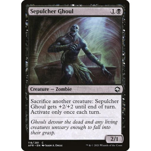 Adventures in the Forgotten Realms - 118 - Sepulcher Ghoul - Common - B - Non-foil