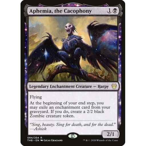 Theros Beyond Death - 84 - Aphemia, the Cacophony - Rare - B - Non-foil