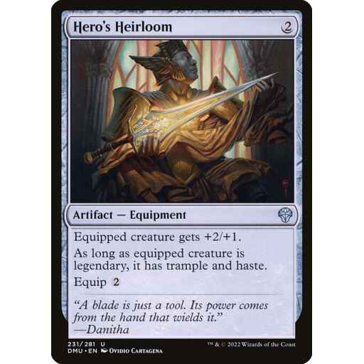 Dominaria United - 231 - Hero's Heirloom - Uncommon - C - Non-foil