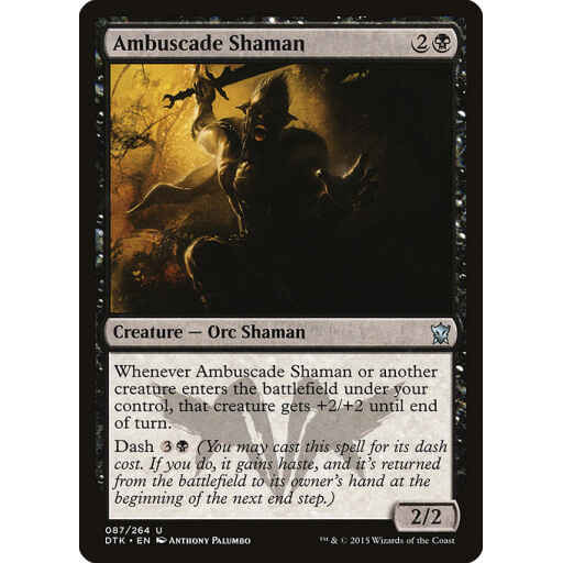 Dragons of Tarkir - 87 - Ambuscade Shaman - Uncommon - B - Non-foil