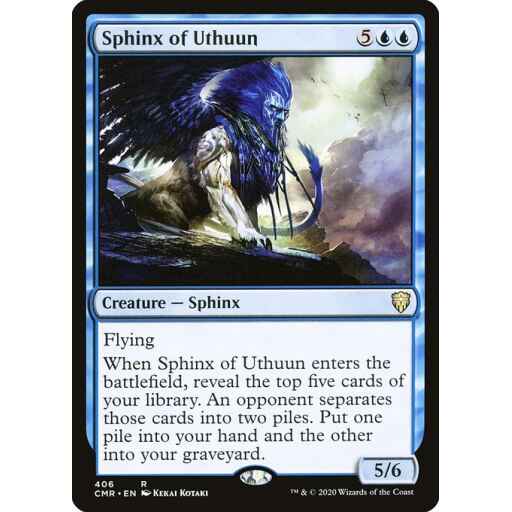 Commander Legends - 406 - Sphinx of Uthuun - Rare - U - Non-foil
