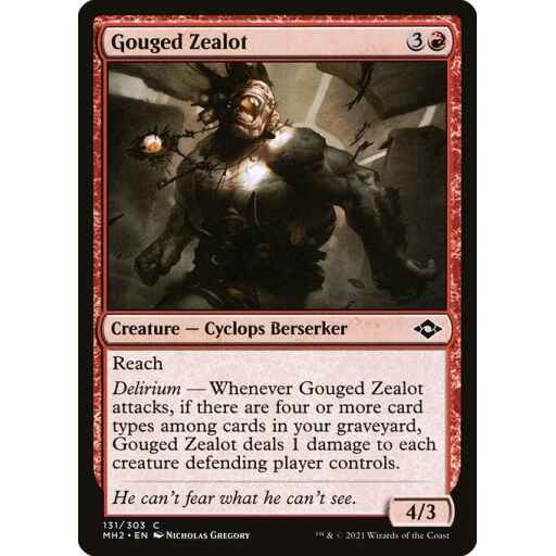Modern Horizons 2 - 131 - Gouged Zealot - Common - R - Non-foil