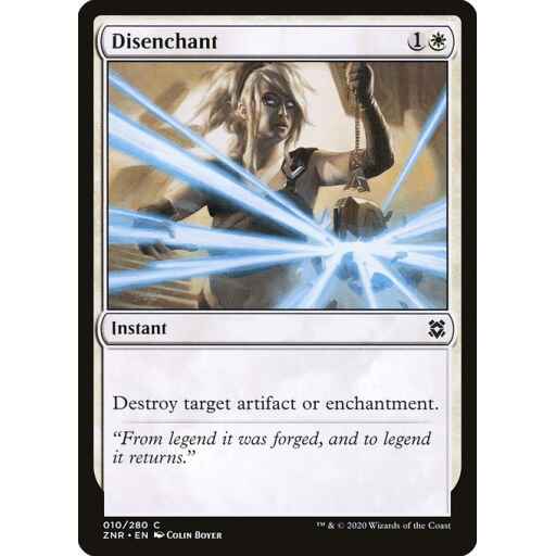 Zendikar Rising - 10 - Disenchant - Common - W - Non-foil