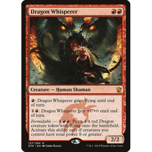 Dragons of Tarkir - 137 - Dragon Whisperer - Mythic - R - Non-foil